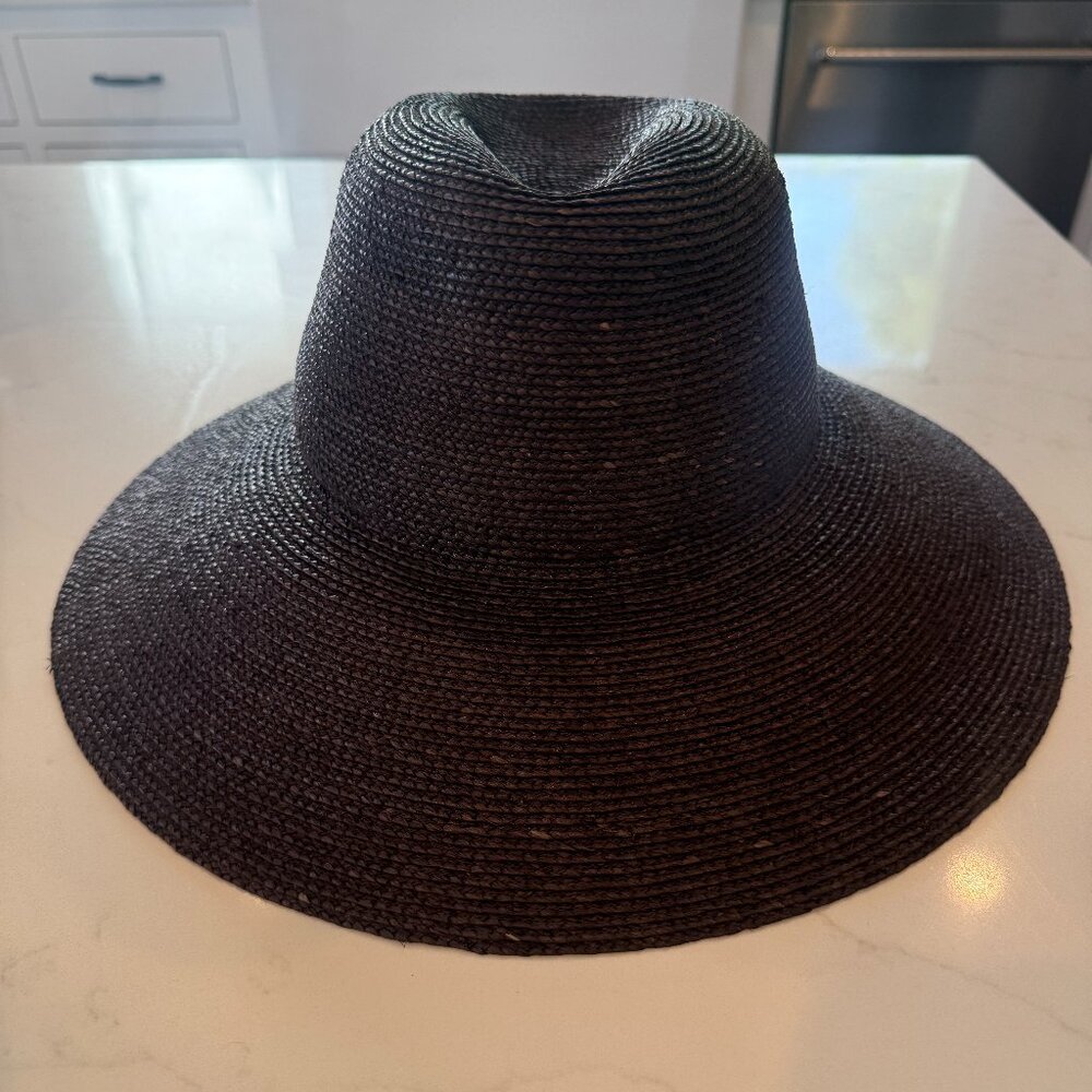 Janessa Leone Colette Straw Hat - Chocolate - L
